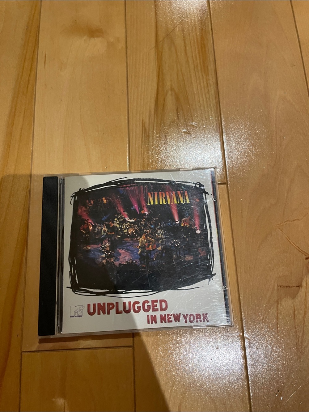 NIRVANA Unplugged In New York – Black, White, Red Cover Art - Picture 1 of 1